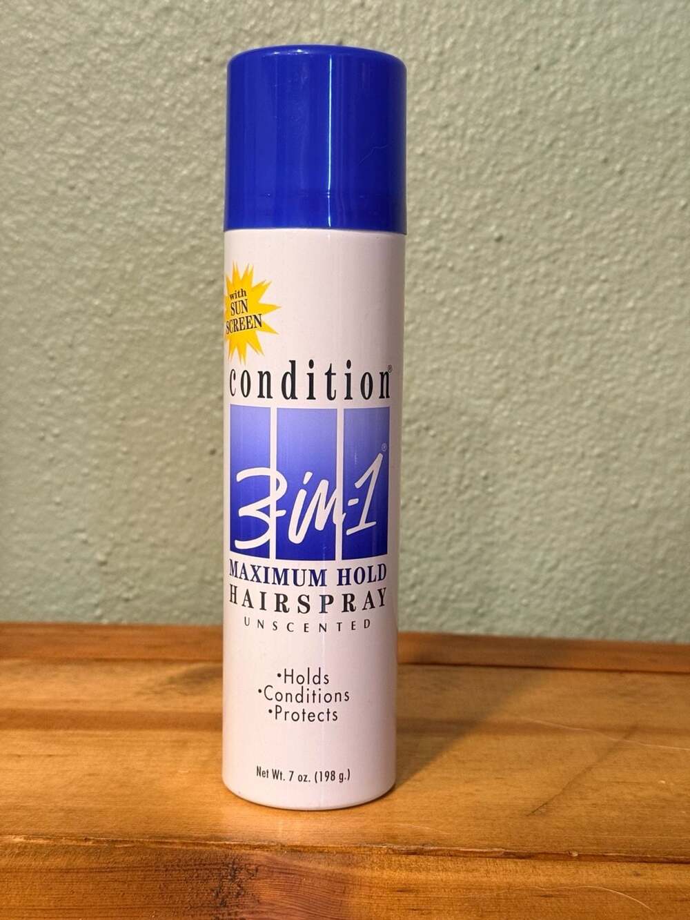 Condition 3-in-1 Maximum Hold Hairspray Unscented 7 oz